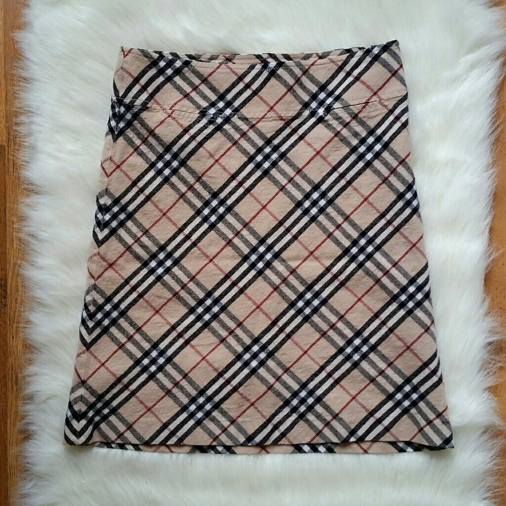 Burberry London Plaid Nova Skirt
